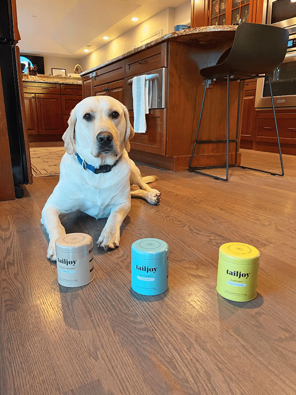 Baloo got all 3 products & we like Superhero the best
